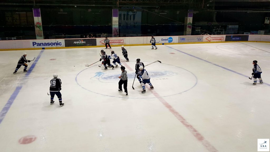 Alisha &amp; Ueli around the world watch ice hockey game in Bangkok Thailand