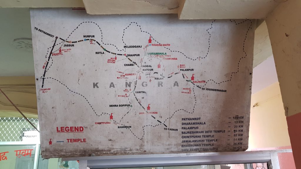kangra temple map