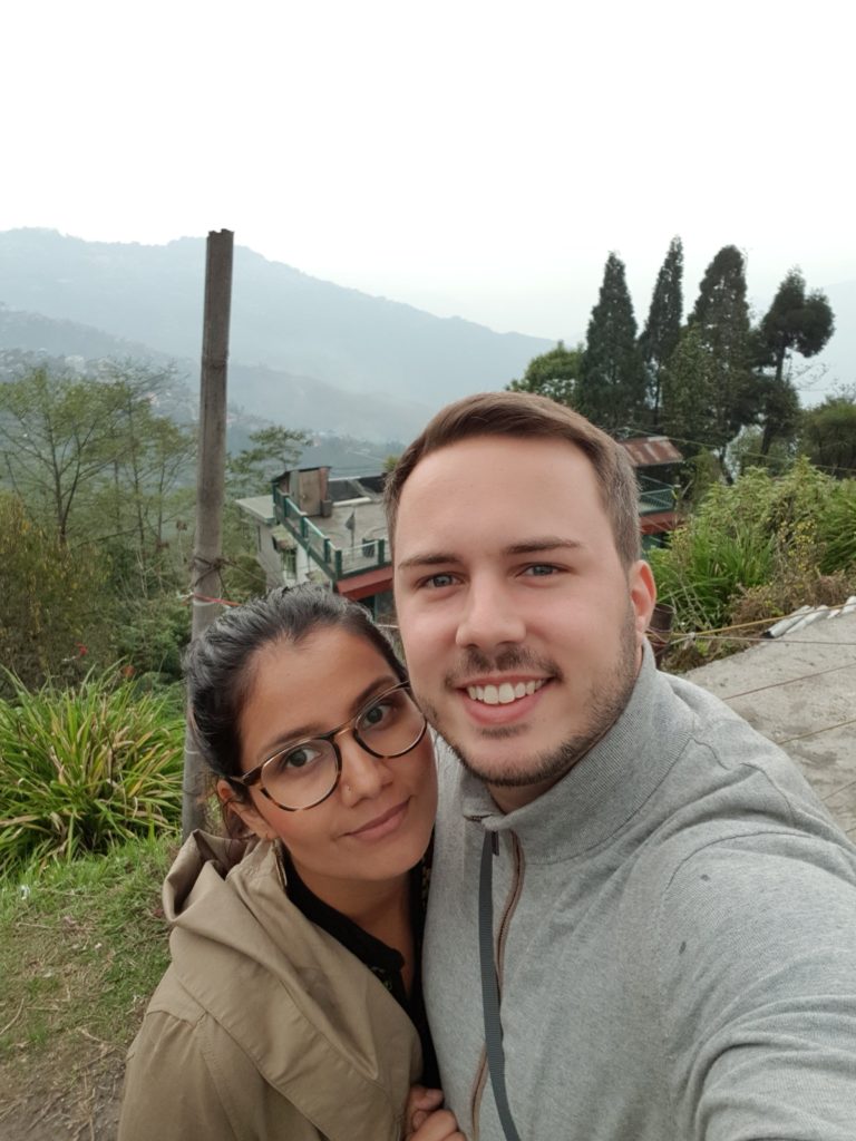 selfie in darjeeling india