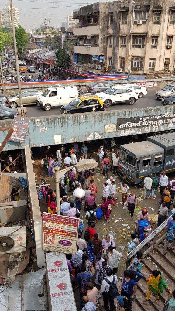 crowded mumbai india