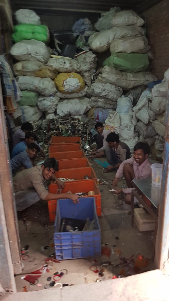Daravi recycling department in Mumbai, India
